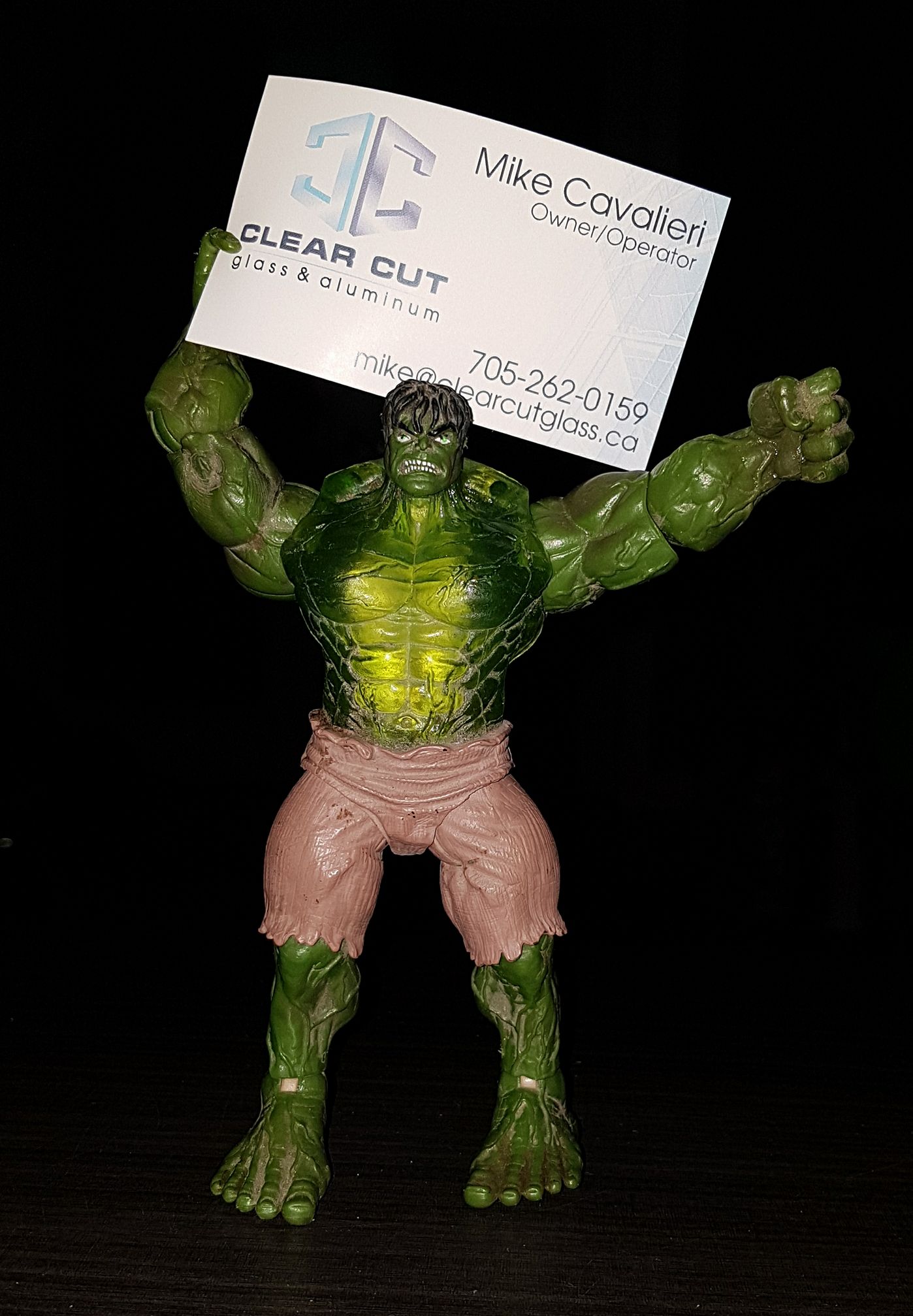 Glass repair and replacement work by Clear Cut Glass