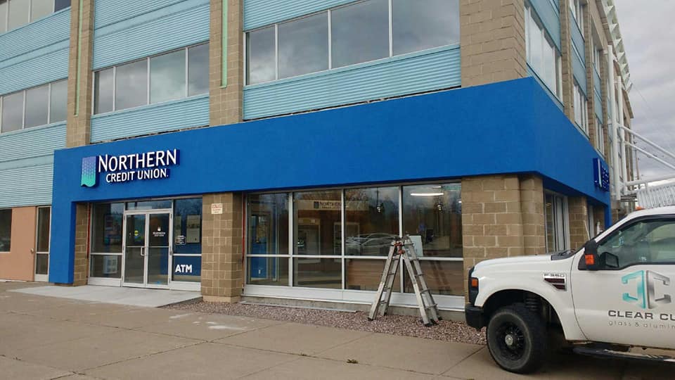 Glass replacement work completed