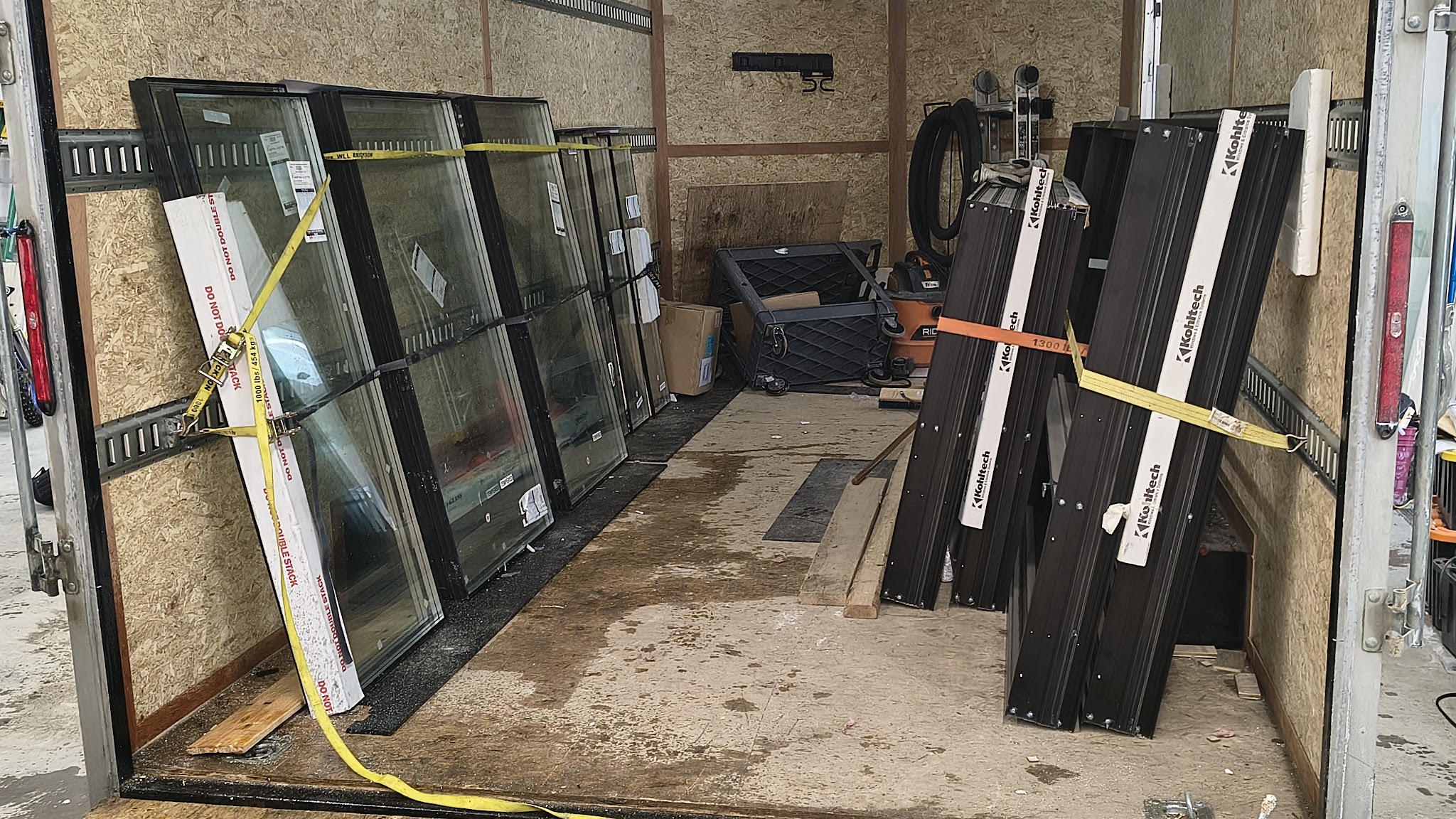 Glass and aluminum installation work by Clear Cut Glass And Aluminum